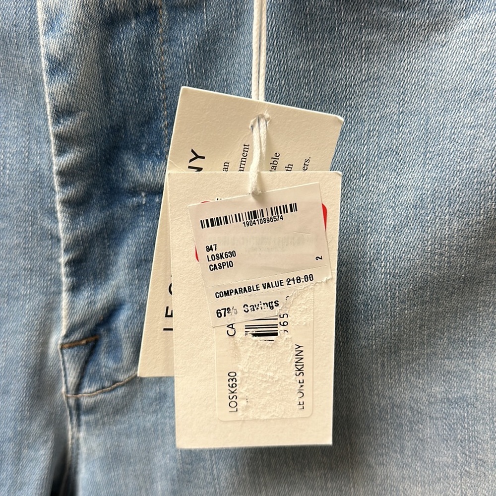 🔥🔥🔥NEW Frame Le One Mid-rise Skinny Jeans - Picture 4 of 9